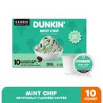 Dunkin' Mint Chip Flavored Coffee, Keurig K-Cup Pods, 10 Count Box